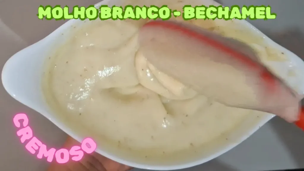 MOLHO BECHAMEL AVELUDADO, CREMOSO, e ZERO empelotado!